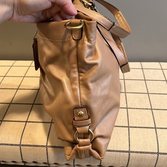 Coach Metallic Gold Tote Bag - Picture 3 of 9